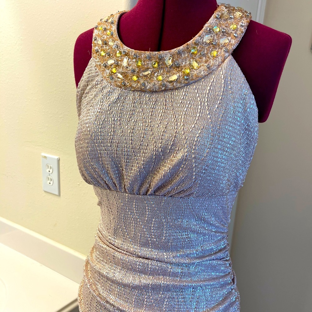 Rose Gold Gown with Sequin